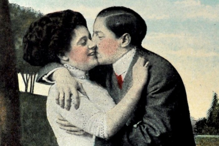 postcard-oh-how-iloveyou Vintage Postcard Detail