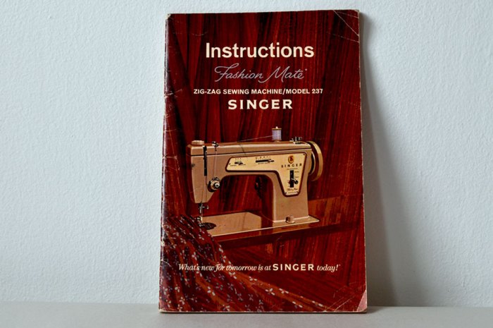 singermanual Instructions Singer Manual