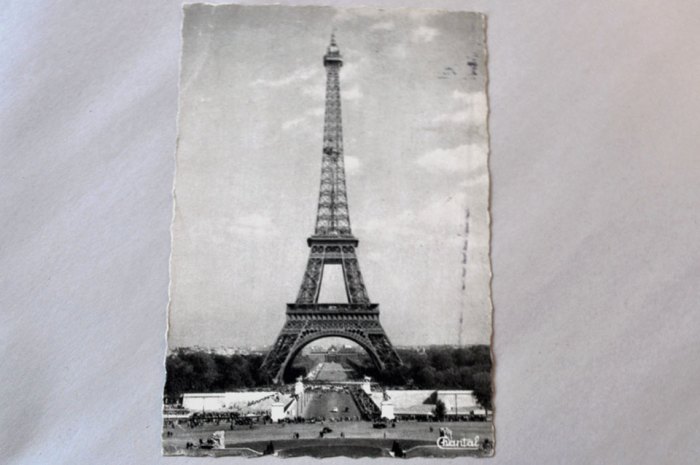 postcard-paris-front Vintage Postcard Eiffel Tower