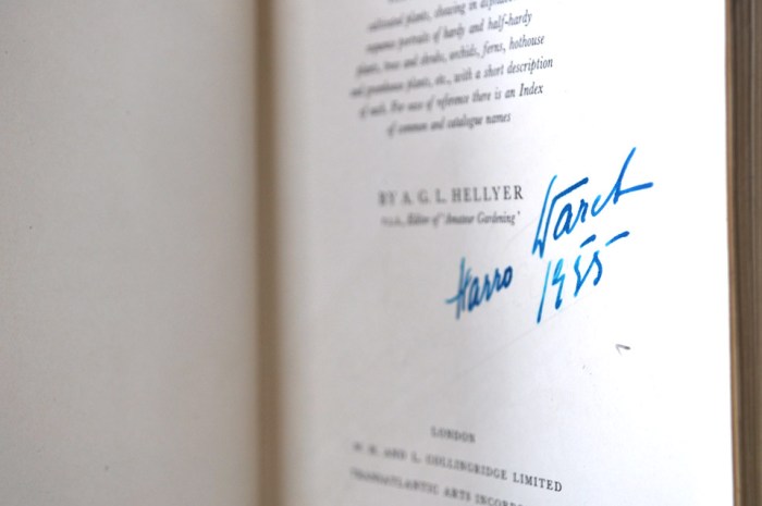 Book Inscription