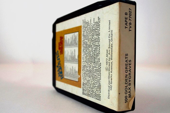 8 track tape