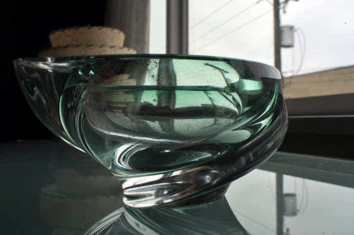 Glass ashtray