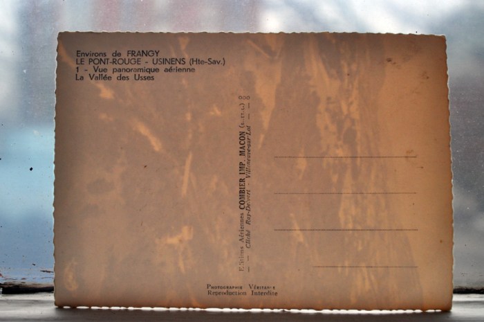 Back of Postcard