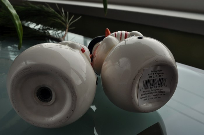 Xmas Salt Shakers